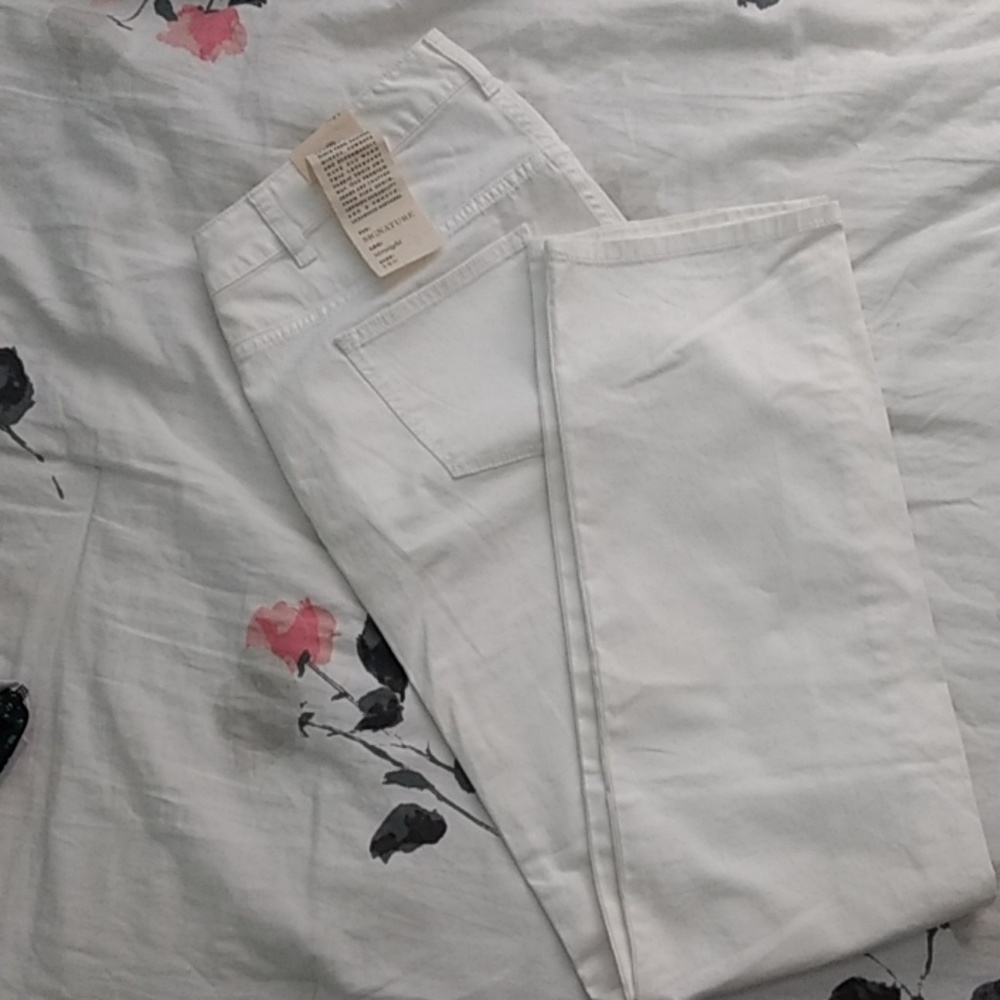 Talbot's Woman White Jeans